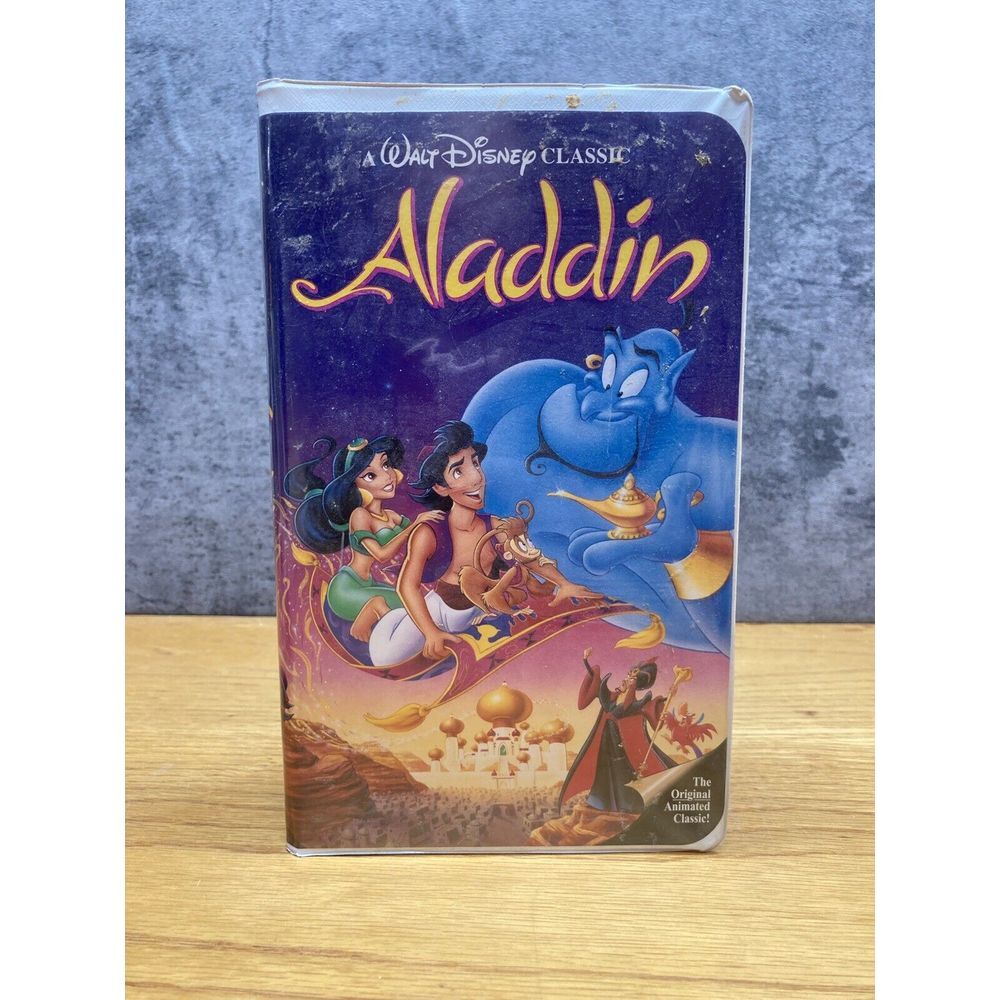 Aladdin Disney The Classics 1662 Black Diamond VHS Video NTSC USA 1993
